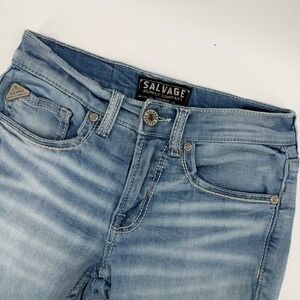 Salvage Supply Company Men's Jeans Slim Fit Straight Leg Light Wash Size 29x30